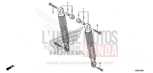 REAR CUSHION SH150G de 2016